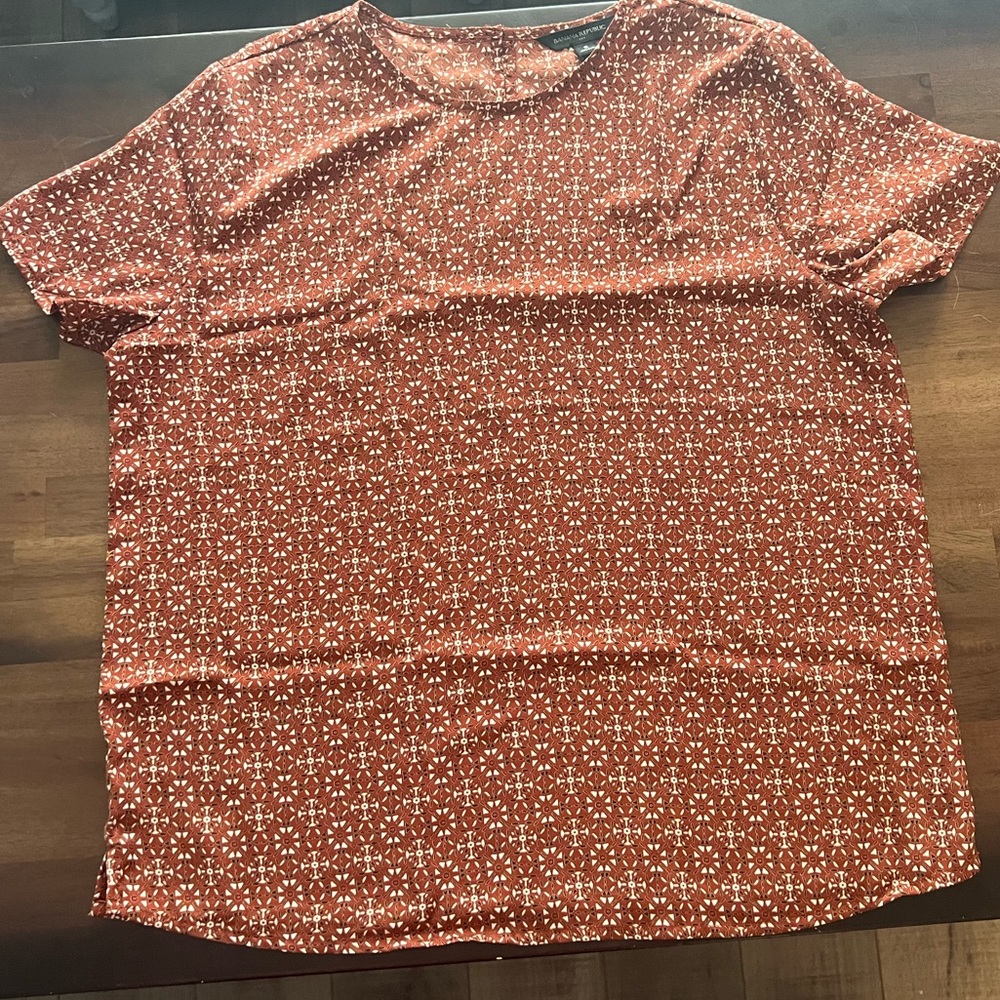 Banana Republic medallion print blouse